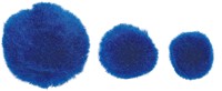 Colorations Pompons blau Bastelmaterial 100 Stück - kreatives Spielzeug-2