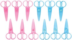 Colorations Kunststoff Schere Set - Kinderschere Basteln 12 Stück
