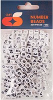 Colorations Perlen Set Zahlenperlen 7mm 300 Stück kreatives Spielzeug