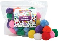 Colorations bunte Pompons Basteln 5cm 50 Stück Multi Farben