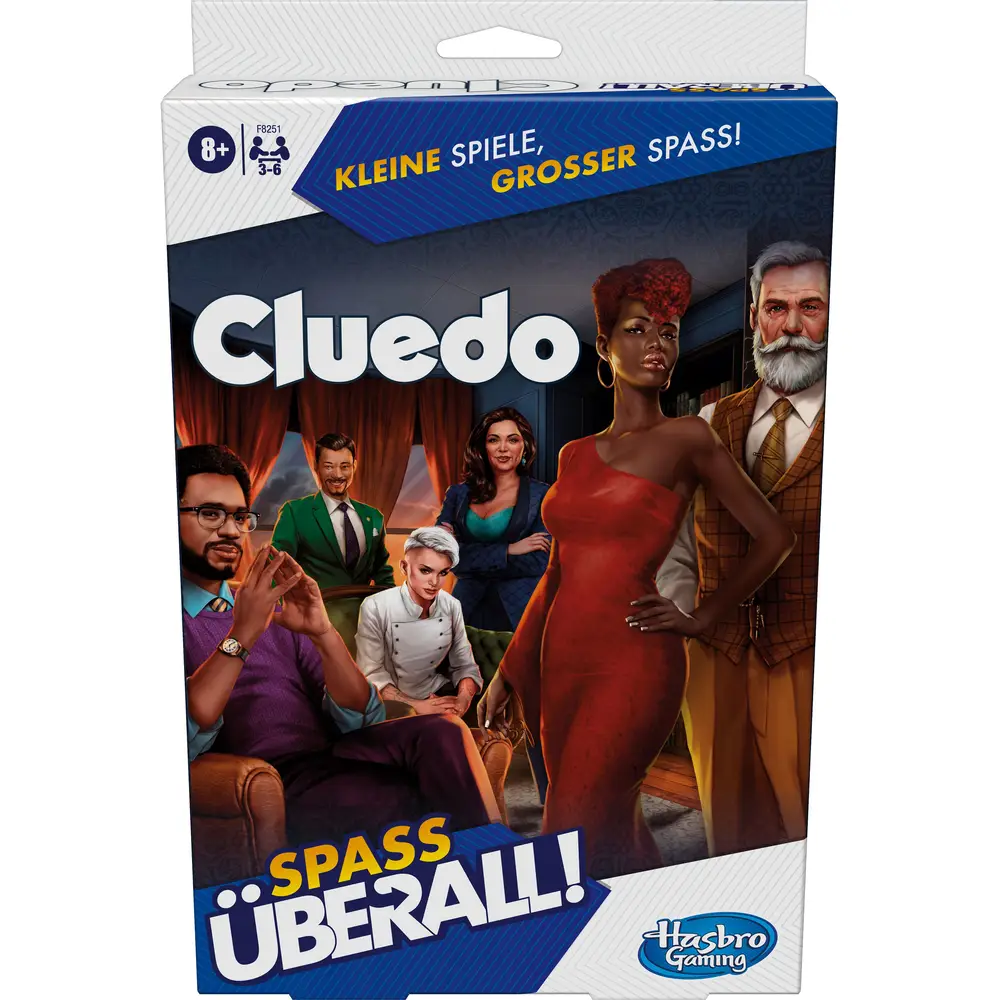 Hasbro Cluedo kompaktes Reisespiel Detektivspiel für Kinder