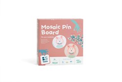 Mozaiek pin bord Holzspielzeug kreatives Spiel pädagogisch mehrfarbig