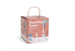 Stapelturm Stapelspielzeug Lernspielzeug Karton Kleinkind - buntes Spiel