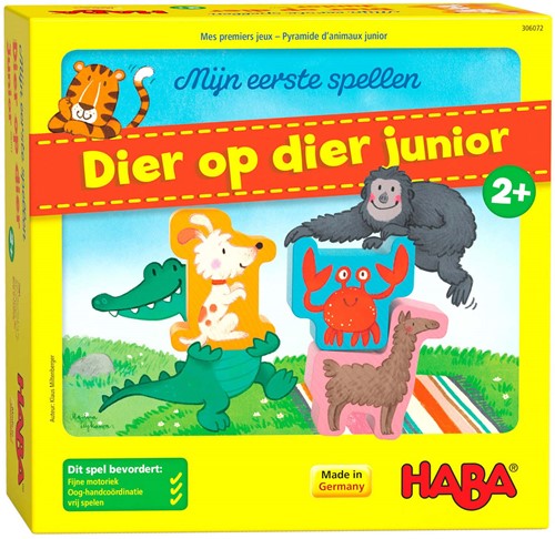 !!! Spel - Mijn eerste spellen - Dier op dier junior (Nederlands) = Duits 306068 - Frans 306070