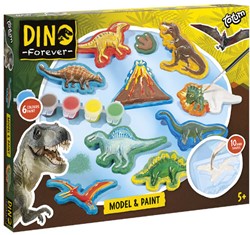Dino-Gips- und Farbset 075085