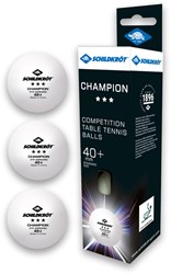 Schildkröt Tischtennisbälle 3-Sterne ITTF Poly 40+ weiß 3 Stück