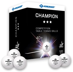 Schildkröt Tischtennisbälle 3-Sterne ITTF Poly 40+ Weiß 120 Stück