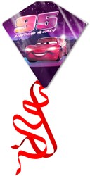 Eolo Drachen Disney Cars - Kinderdrachen Lightning McQueen 56x58,5 cm
