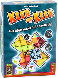 999 Games Würfelspiel Keer op Keer - Familienspiel - Roll and Write