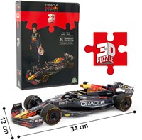3D Puzzle Formel 1 Red Bull Max Verstappen Auto 34 cm Spielzeug