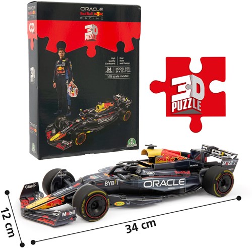 3D Puzzle Formel 1 Red Bull Max Verstappen Auto 34 cm Spielzeug