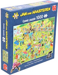 Jumbo Puzzle Jan van Haasteren Hundesport 1000 Teile Cartoon
