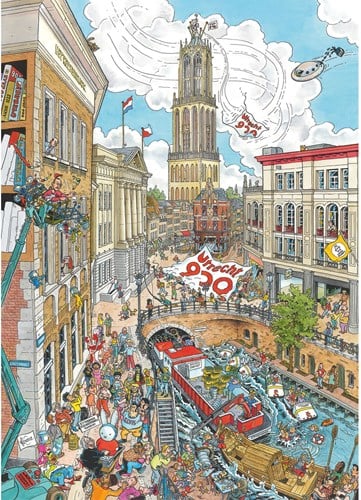 Ravensburger puzzel fleroux utrecht 1000 stukjes-2
