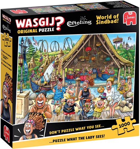Jumbo Puzzle Wasgij Original Efteling - Welt von Sindbad 1000 Teile