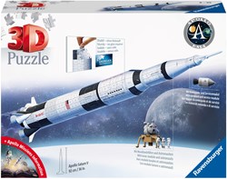 Ravensburger 3D Puzzle Apollo Saturn V Rakete - Lernspielzeug - 440 Teile