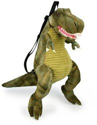 GRIMINI Stofftier und Rucksack – T-Rex