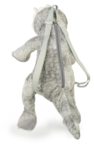 GRIMINI Stofftier und Rucksack – Triceratops-3