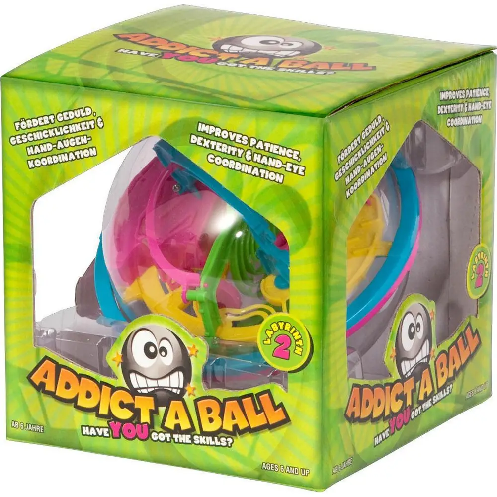 Vedes Puzzleball Addict A Ball 14cm Labyrinth Spielzeug Herausforderung