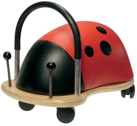 Wheelybug Laufauto Marienkäfer - kleiner Holz-Rutscher für Kleinkinder