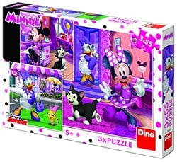 Dino 3 Puzzles - Minnie - 55 Teile