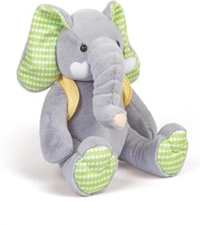 BigJigs Kuscheltier Elefant Plüsch - große weiche Kuschelpuppe für Kinder
