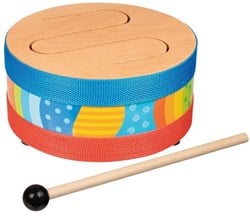 goki - Sprachtrommel aus Holz, Zubehör für Instrumente für Kinder, Farbe (Mehrfarbig) (61888)