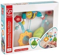 Hape E0021 - Kinderwagenkette "Hummelchen", einfache Befestigung, mit Glocke, ab Geburt-3