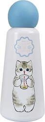 Blue Sky Studios Trinkflasche - Edelstahl Wasserflasche 400ml mit Katzenmotiv