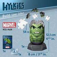 3D Puzzel Hylkies Marvel Hulk, 54st.-3