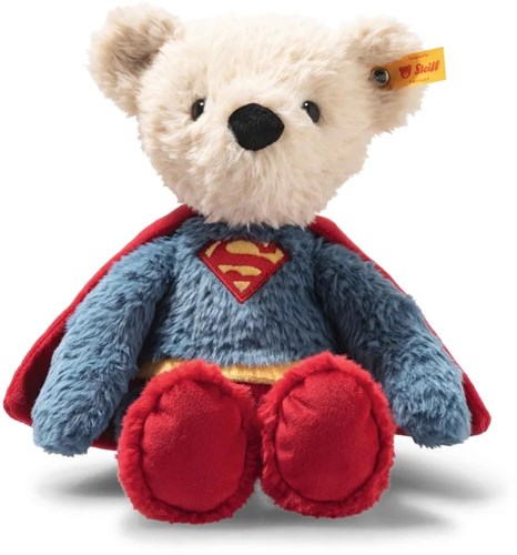 Steiff Superman Plüsch Teddybär - 29 cm - Superheld Kuscheltier