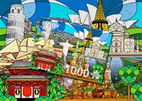 Enjoy Puzzle World Landmarks - 1000 Teile-2