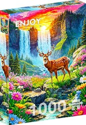 Enjoy Puzzle Puzzle Deer Paradise 1000 Teile Tiere