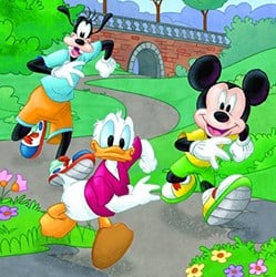 Dino 3 Puzzles - Mickey - 55 Teile