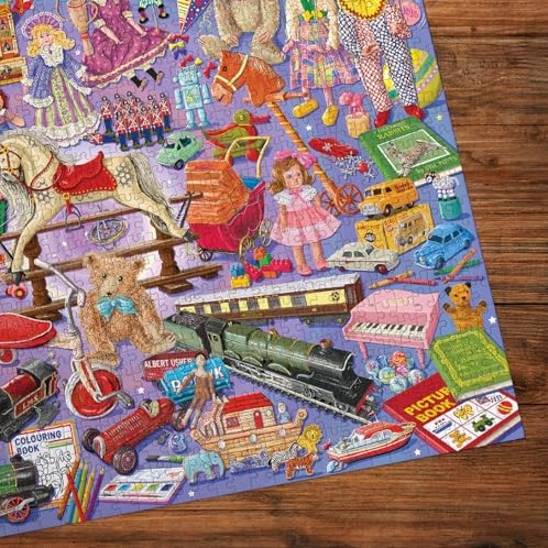 Gibsons Puzzle Playtime Favourites 1000 Teile nostalgisches Spielzeug-3