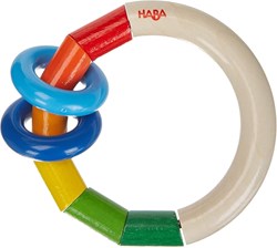 Haba Holzrassel Kringelringel - Babyspielzeug bunt und robust