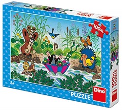 Dino Puzzle Tiere Der kleine Maulwurf 100 XXL Teile Karton Kinder