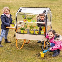 Top Trike Gewächshaus Spielzeug mobil Little Gardener Lernspiel Garten