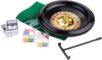 Roulette Black Jack Set Casino Spiel 30 cm komplett mit Spielmatte