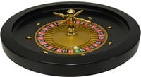 HOT Games Roulette bak 52 cm Schwarz Holz MDF/ Kugel