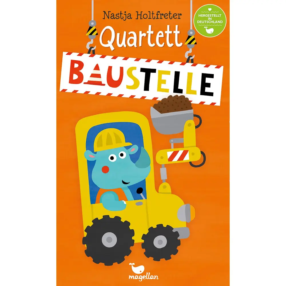 Magellan Kartenspiel Quartett Baustelle für Kinder ab 5 Jahren