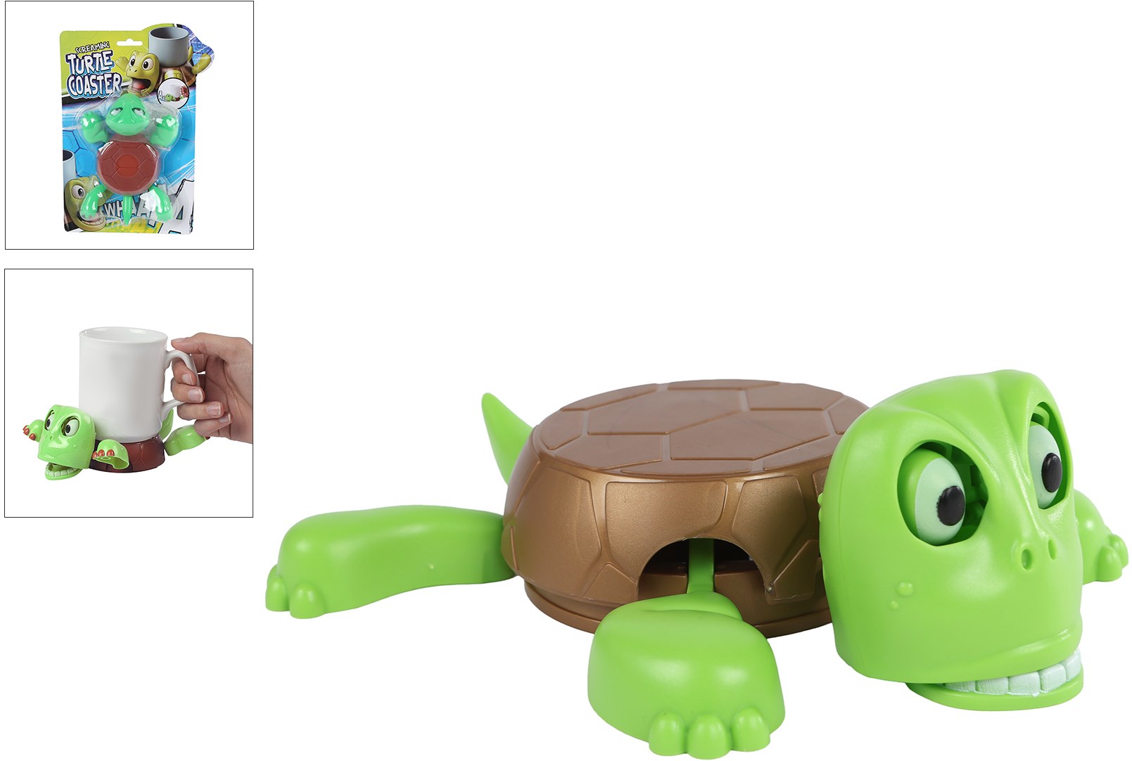 Van Manen Schildkröten-Untersetzer Spielzeug mit Ton für Kinder