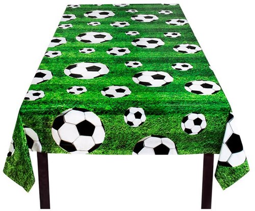 Boland Fußball Tischdecke - Partydekoration - 180x120 cm - Kunststoff