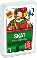 Skat, französisches Bild im Kunststoffet