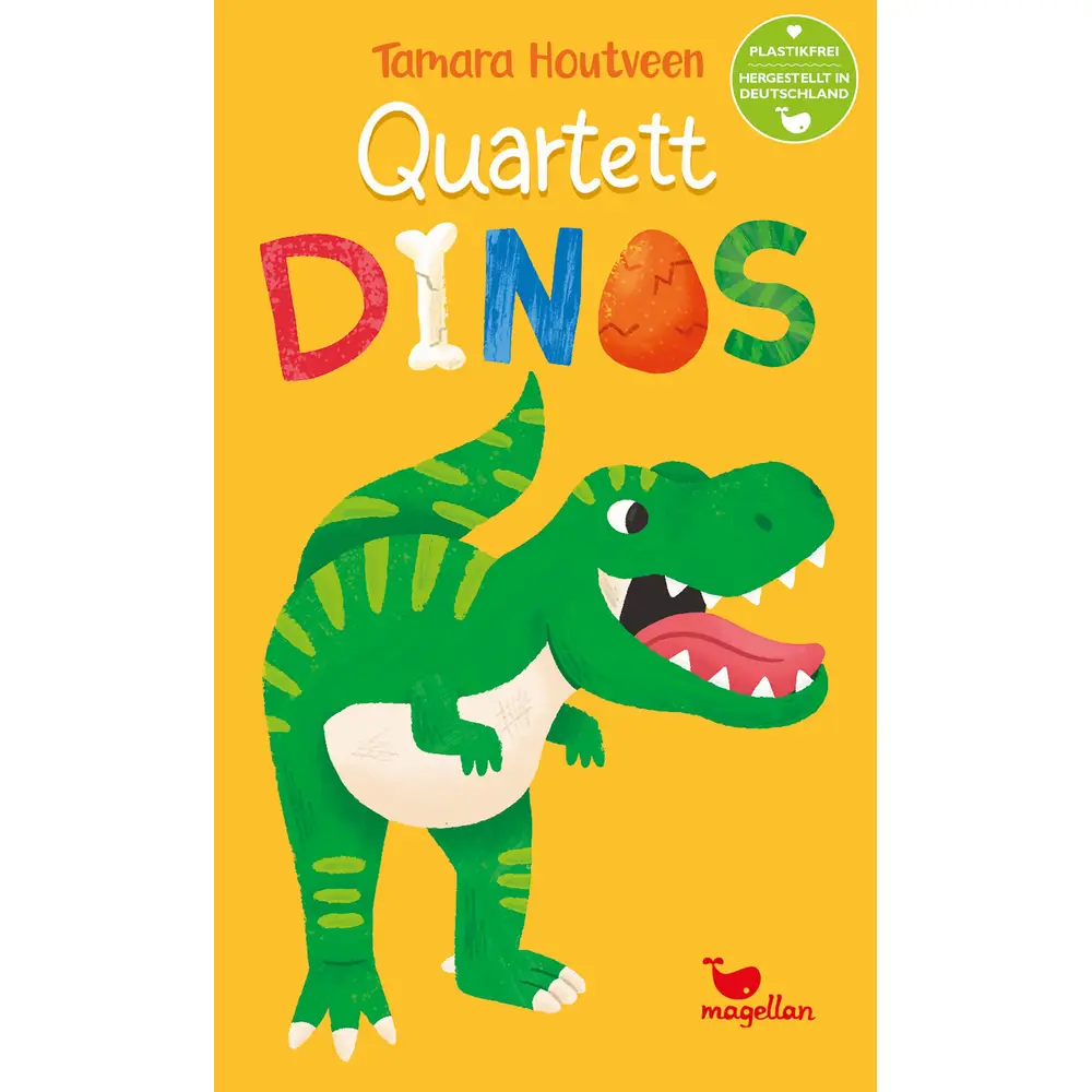 Magellan Quartett Kartenspiel Dinosaurier für Kinder ab 5 Jahren
