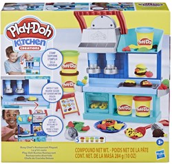 Play-Doh Spielzeug Restaurant Küche Spielset Busy Chefs mit Knete