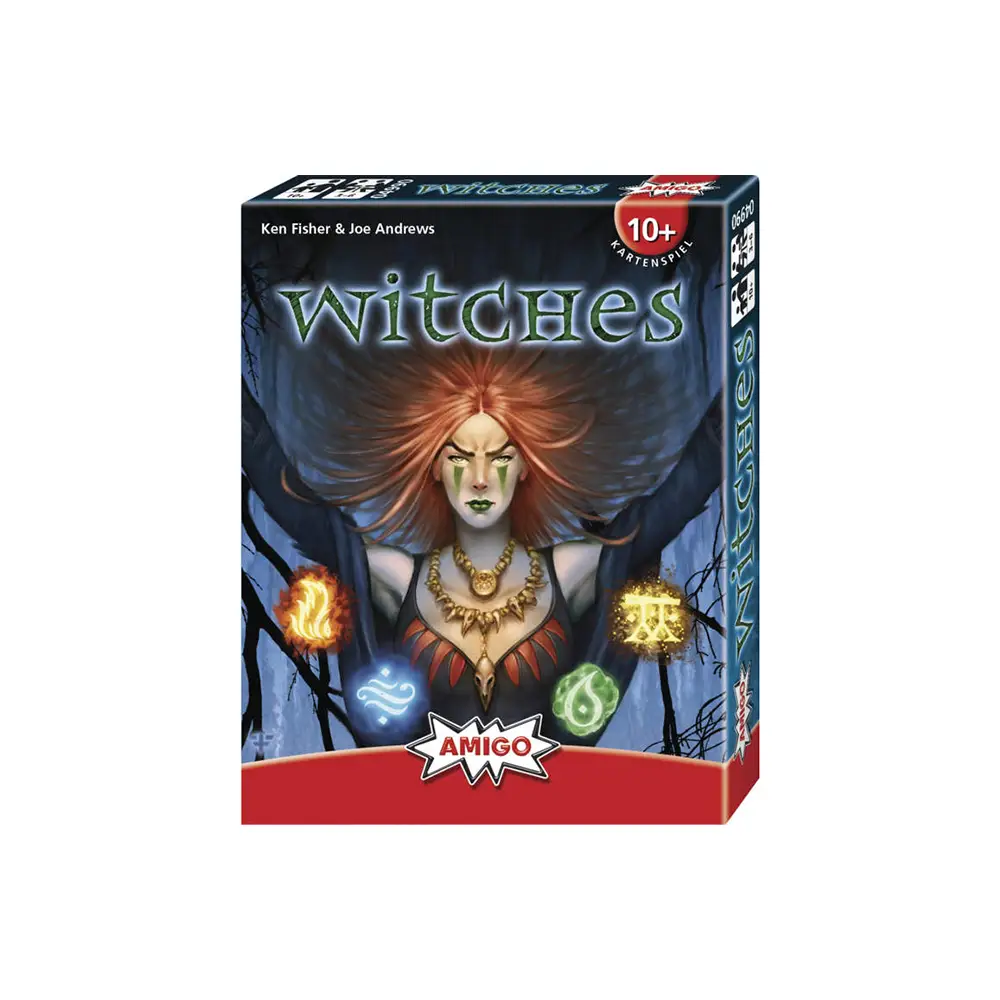 Amigo Kartenspiel Witches - spannendes Strategiespiel für 3 bis 6 Spieler