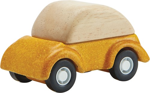PlanToys Holzspielzeug Gelbes Auto