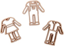 Grennn Kleidung Ausstecher Montessori Spielzeug Kinder beige