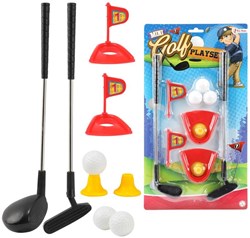 Toi-Toys Golfspielzeug Mini Golfset mit Schlägern und Bällen