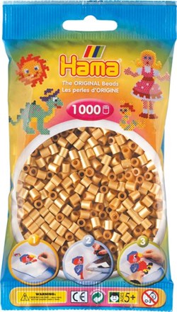 Hama Bügelperlen - Gold - 1000 Stück - Kreatives Bastelspielzeug